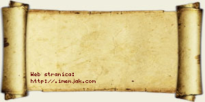 Hana Smiljković vizit kartica